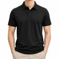 Polo de manga corta talla L negro de estilo casual